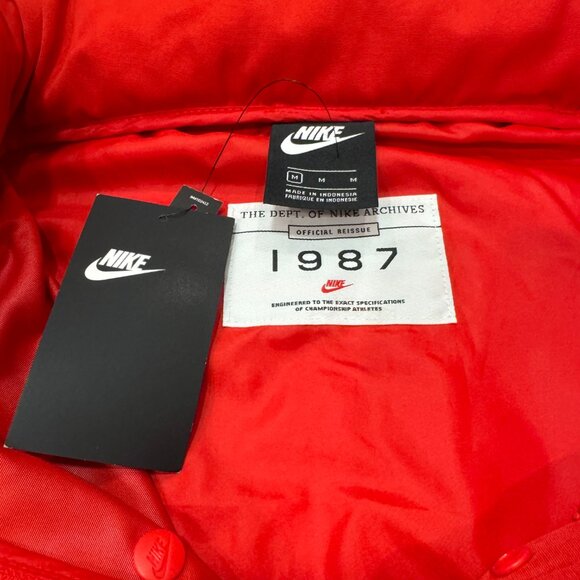 *SOLD* Nike Sportswear Reissue '1987' Walliway Red Woven Retro Saling Jacket - Picture 6 of 7